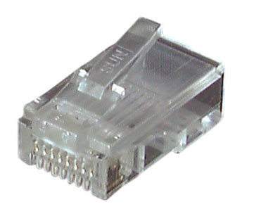 TP-Stecker TP,ungeschirmt,RJ-45, 100-Pack, für Flachkabel, TP-Stecker TP,ungeschirmt,RJ-45, 100-Pack, für Flachkabel,
