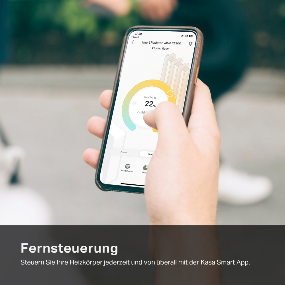TP-Link • KASA • Smart Home • Intelligentes Heizkörperthermostat Starter Kit • KE100 KIT