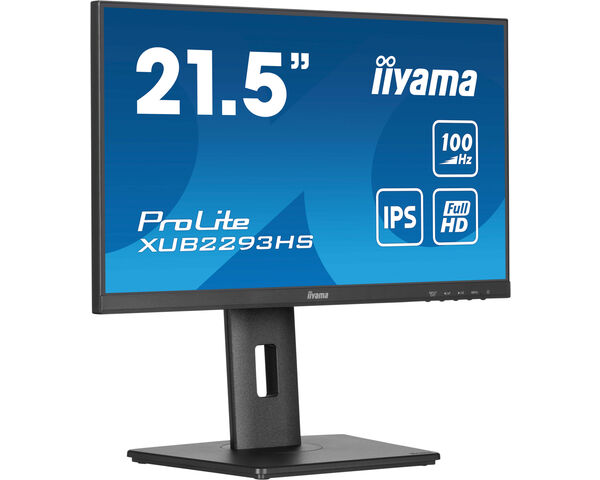 iiyama ProLite XUB2293HS-B6 computer monitor 54.6 cm (21.5") 1920 x 1080 pixels Full HD LED Black