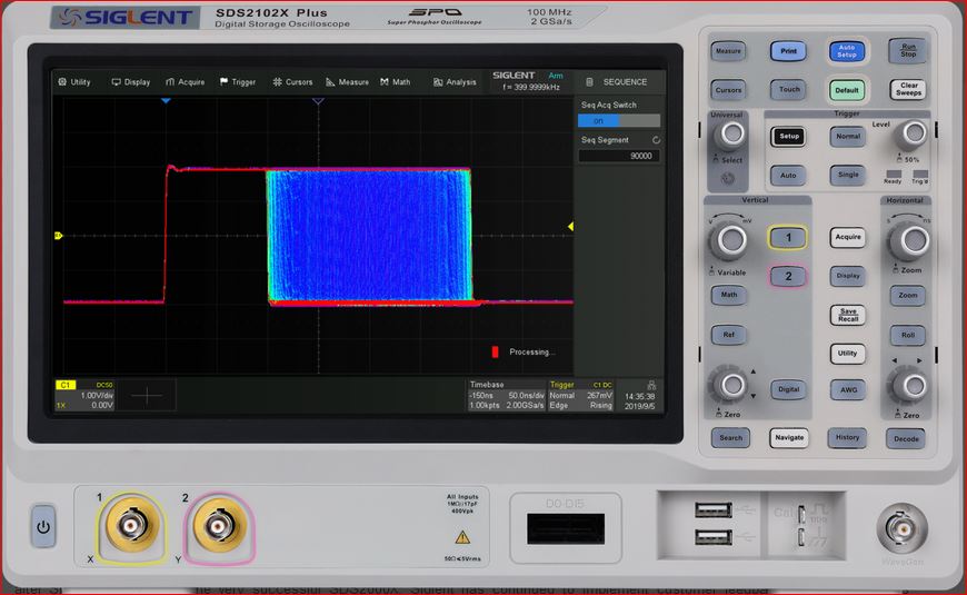 Siglent SDS2102X Plus 2Ch 100MHz 2GSa/s Oszilloskop