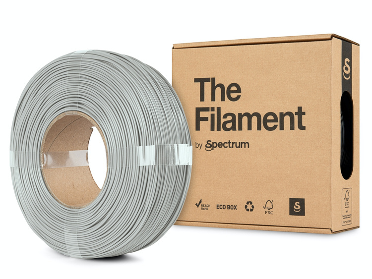 Spectrum Filaments TF-24047 3D printing material Polylactic acid (PLA) Aluminium, Silver 1 kg