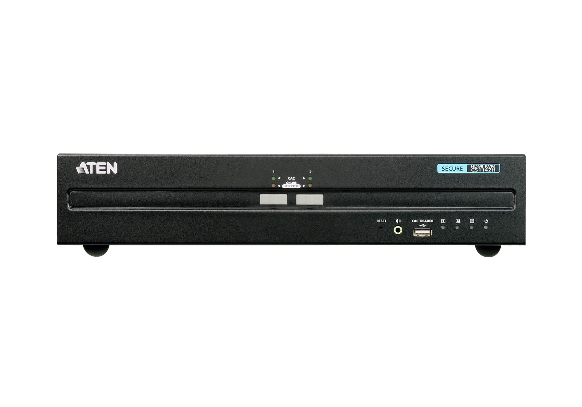 Aten KVM-Switch  2-fach Audio/HDMI, USB, Secure, Dual Display,