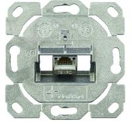 TelegäRtner ModulträGer,UP-Dose,F. 1xAMJ-S-Mod.,DesignfäHig,(Keystone), Incl.1x AMJ-S Module T568A