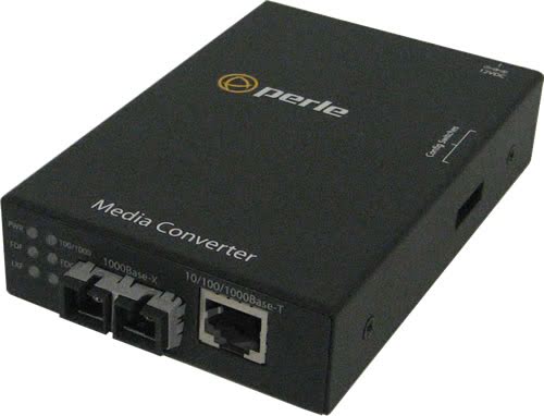 Perle Medien Konverter 10/100/1000 RJ45/LC Multimode