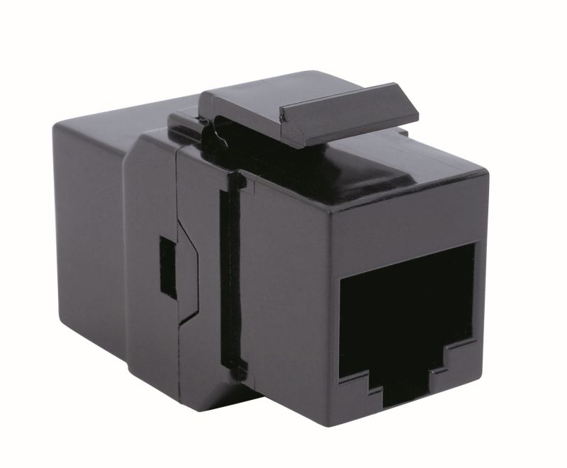 BACHMANN Keystone CAT6 UTP Kupplung RJ45 Ungeschirmt, Black