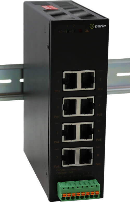 Perle IDS-108HP Gigabit Ethernet (10/100/1000) Black
