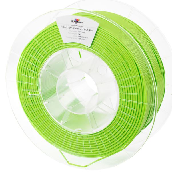 Spectrum 3D Filament / PLA Pro / 1,75mm / Lime Green / Grün / 1kg