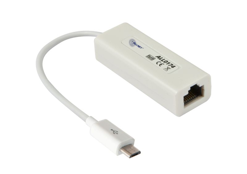 ALLNET Micro USB 2.0 -> Fast Ethernet RJ45 Netzwerkkarte ALL0174 *ALLTRAVEL* ALLNET Micro USB 2.0 -> Fast Ethernet RJ45 Netzwerkkarte ALL0174 *ALLTRAVEL*