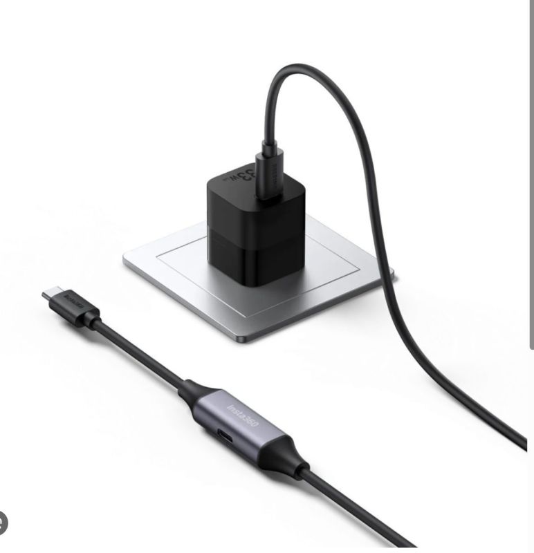Insta360 Y-Cable And Power Adapter For Wave
