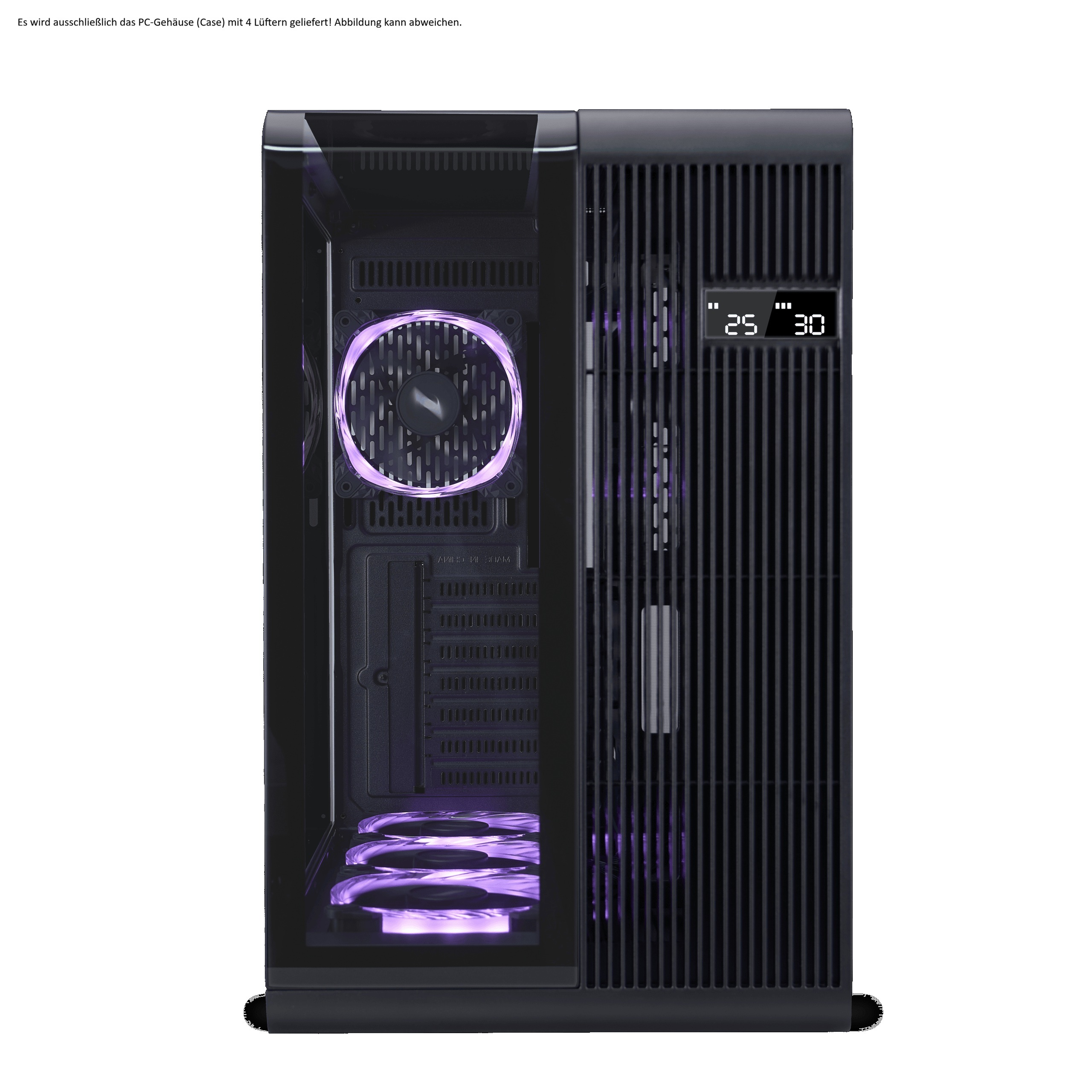 1stPlayer PC Gehäuse RT7 Schwarz mit 4 Lüftern