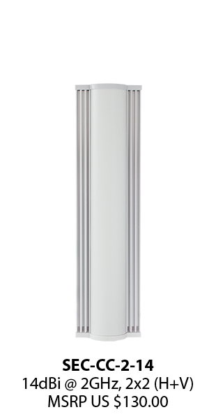 RF Elements Sector CARRIER CLASS 2GHz 14dBi MiMo 2x2 (H+V)