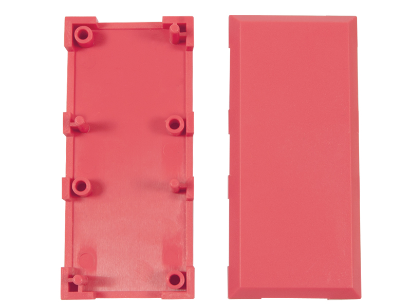 ALLNET Brick'R'knowledge Kunststoffschale 1x1 magenta oben u