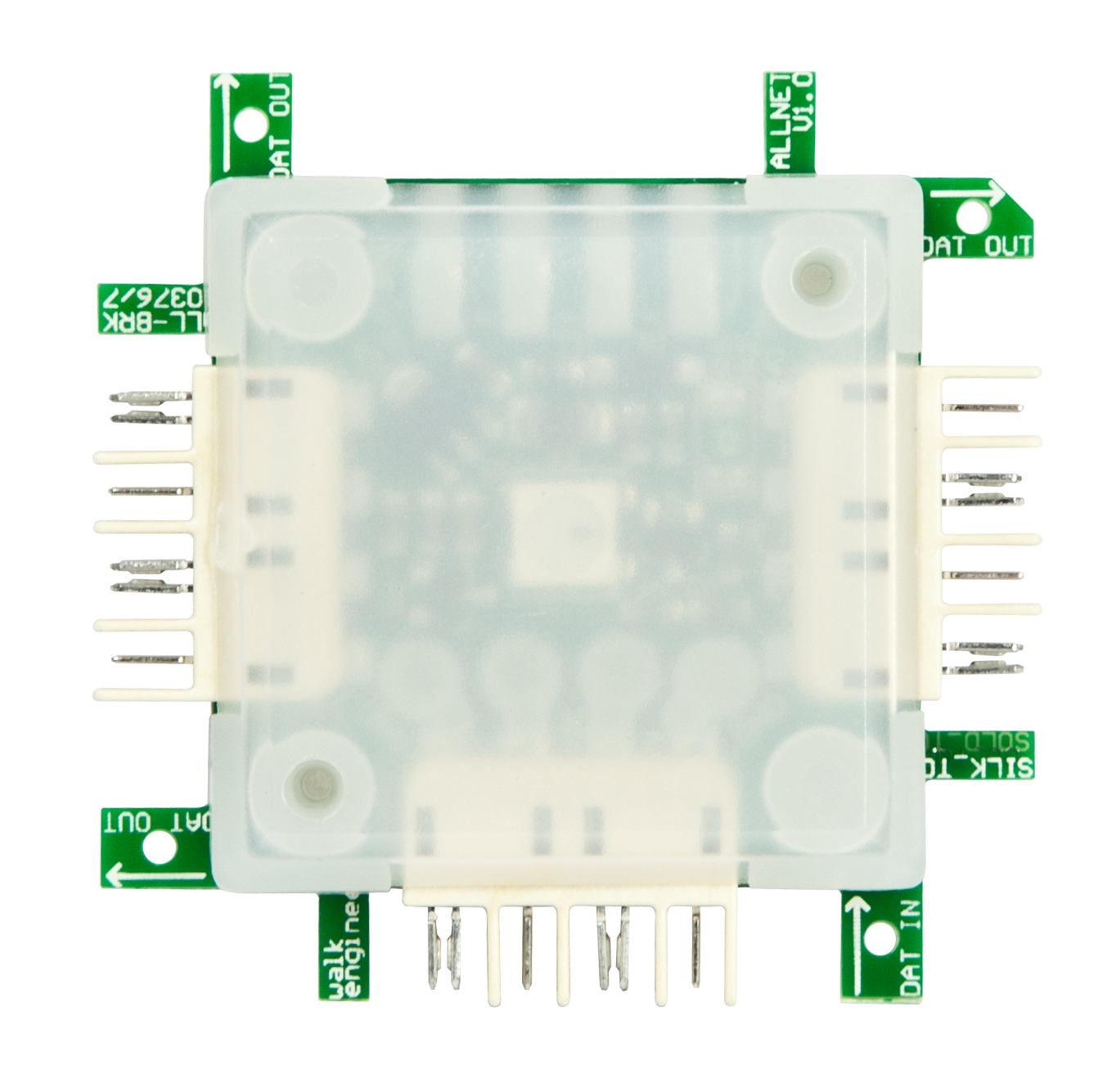 Placa de conocimiento ALLNET Brick'R'knowledge 2.54 con conectores Placa de conocimiento ALLNET Brick'R'knowledge 2.54 con conectores