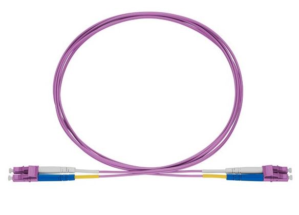 Rutenbeck Patchkabel, LWL, LC-D/LC-D Patchkabel OM4 Erika 2m, 3mm