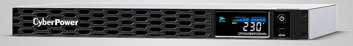 CyberPower USV, PFC-Serie, 19" 1HE, 1500VA/900W, Line-Interactive, reiner Sinus, USB/RS232,