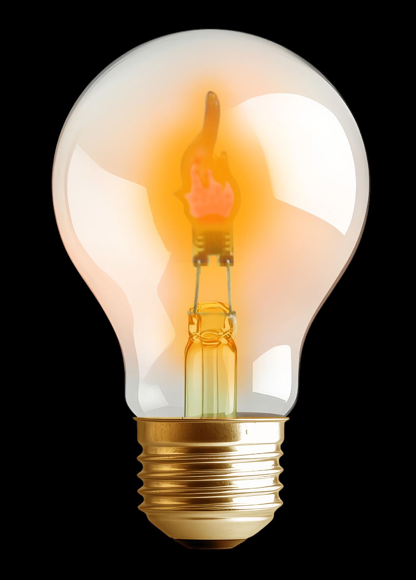 Synergy 21 LED Retrofit Bulb A68-flame rechargeable
