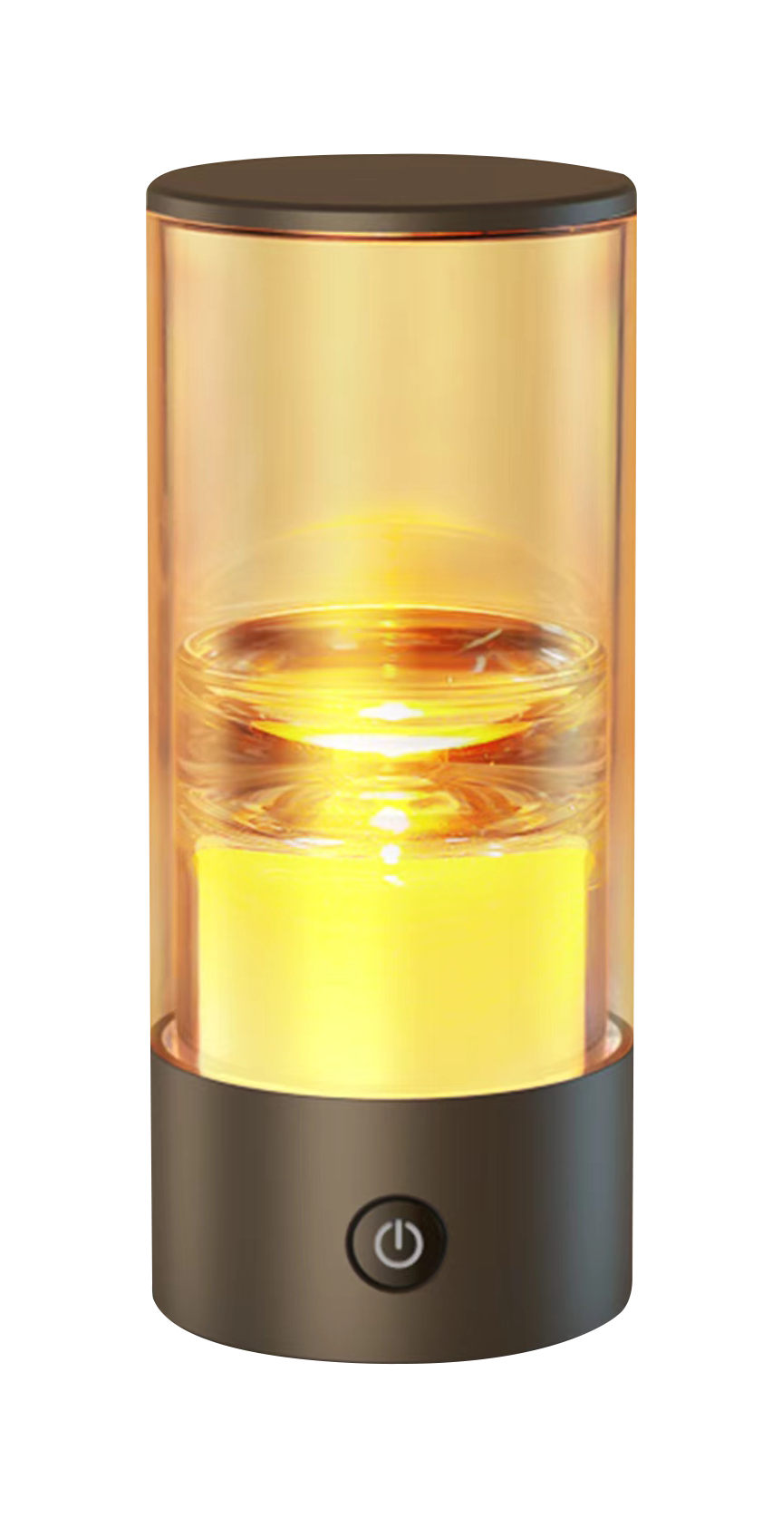 Synergy 21 LED Teelicht Akku, Outdoor IPX5, Touch Switch Dimmbar, Stahlgrau