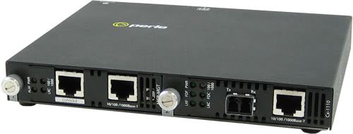Perle Medien Konverter 10/100/1000 Rate RJ45/LC