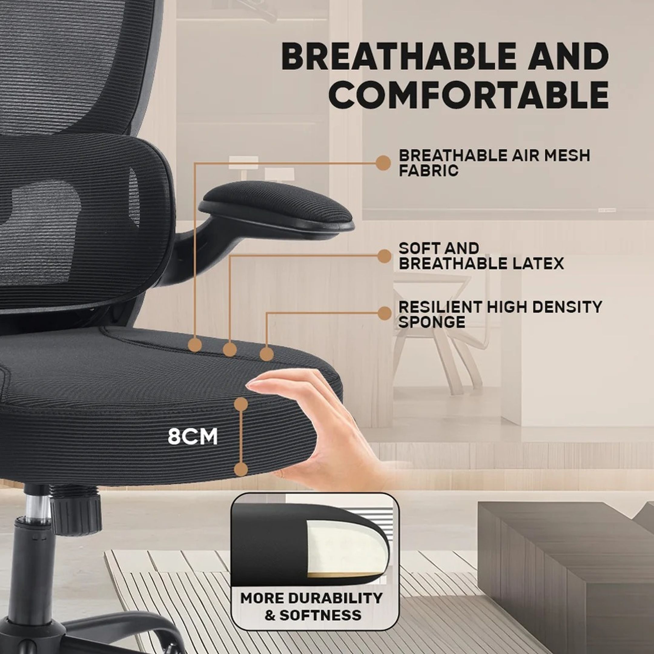 Armaggeddon Vertebrae V3 Gaming Chair (Black)