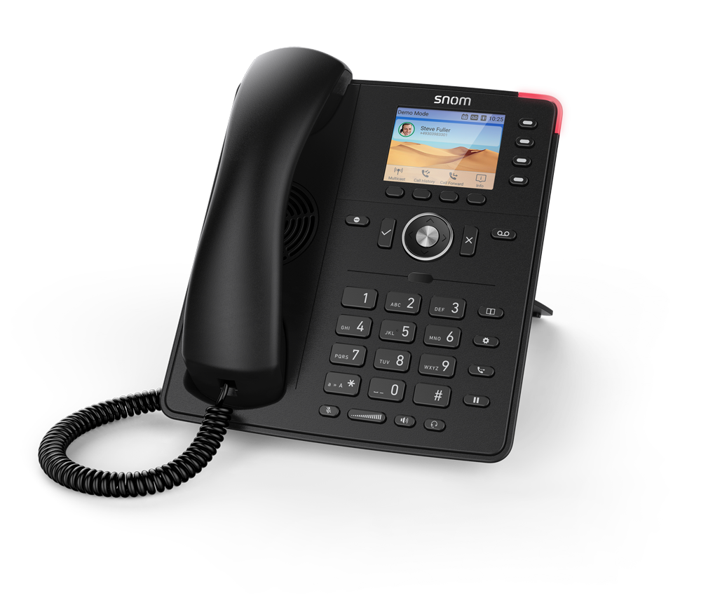 SNOM D713 VOIP Telefon (SIP), Gigabit Schwarz