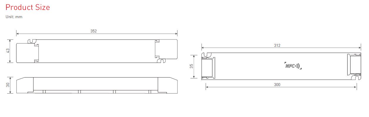 SELF Netzteil - 24V 120W IP20 TRIAC dim