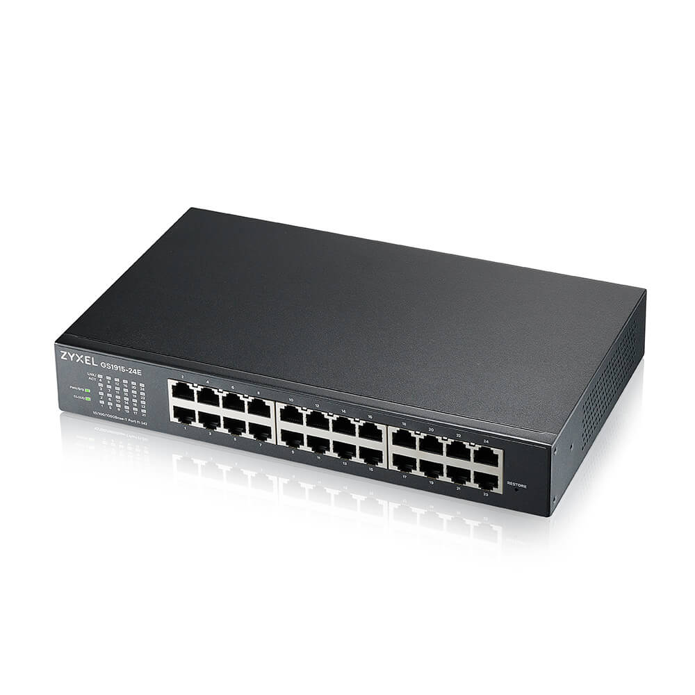 Zyxel GS1915-24E Managed L2 Gigabit Ethernet (10/100/1000) 1U Black