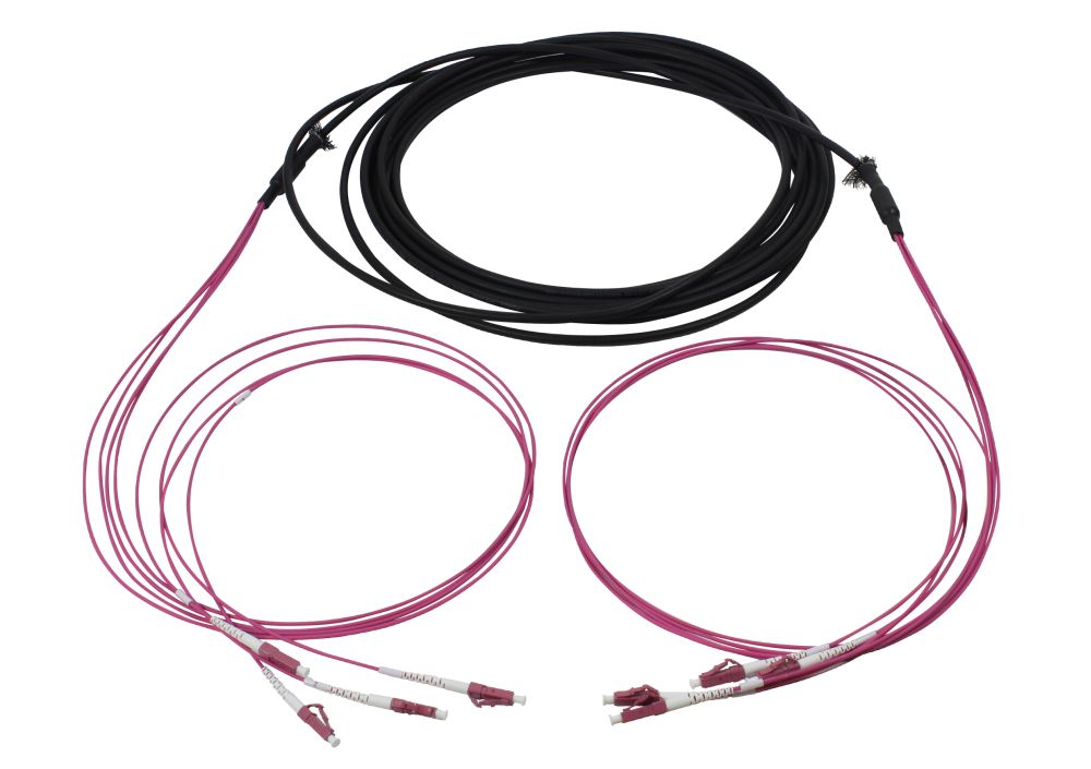 LWL-Kabel, Trunkkabel U-DQ(ZN)BH  4G 50/125, LC/LC OM4  40m, Ring, Synergy21 LWL-Kabel, Trunkkabel U-DQ(ZN)BH  4G 50/125, LC/LC OM4  40m, Ring, Synergy21
