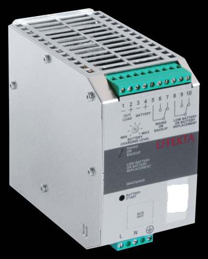 Effekta USV, AC/DC, 12V/10A/120W Hutschiene(DIN Rail), ohne Akku, DCH 1210 A Effekta USV, AC/DC, 12V/10A/120W Hutschiene(DIN Rail), ohne Akku, DCH 1210 A