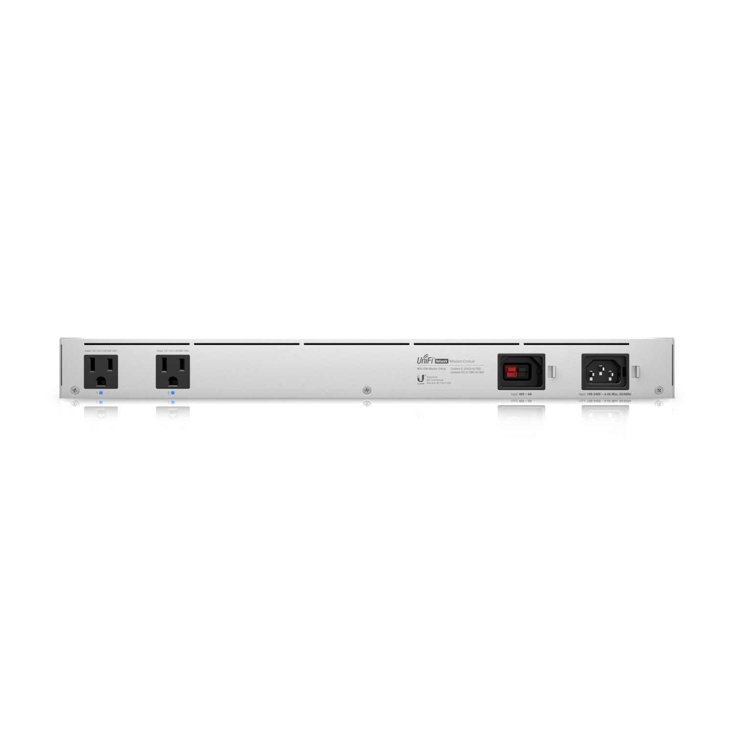 Ubiquiti Switch full managed Layer2 9 Port • 9x GbE • PoE Budget 120W • 4x PoE at • 4x PoE bt • battery 368Wh • 19" • UniFi • USW-Mission-Critical Ubiquiti Switch full managed Layer2 9 Port • 9x GbE • PoE Budget 120W • 4x PoE at • 4x PoE bt • battery 368Wh • 19" • UniFi • USW-Mission-Critical