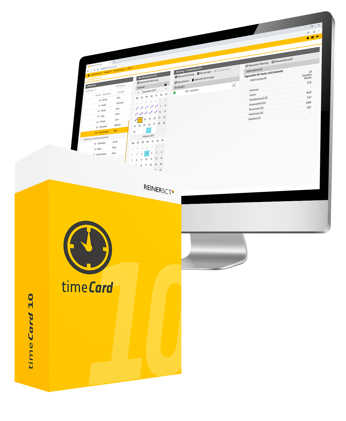 REINER SCT timeCard 10 Exchange Sync Jahreslizenz  10 Mitarbeiter - ESD REINER SCT timeCard 10 Exchange Sync Jahreslizenz  10 Mitarbeiter - ESD