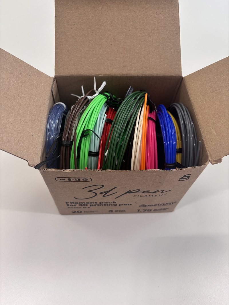 Spectrum 3D Filament für 3D Stifte 20 Farben á 3m