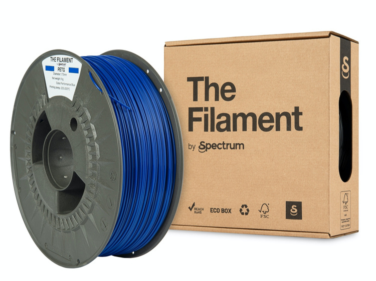 Spectrum Filaments TF-24019 3D printing material Polyethylene Terephthalate Glycol (PETG) Blue 1 kg