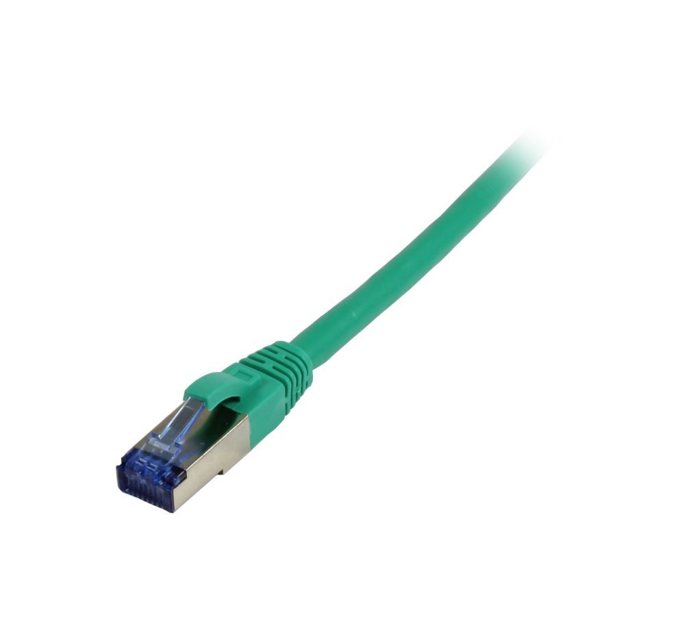 Synergy21 Patchkabel RJ45, CAT6A 500Mhz, 2m, GrüN, S-STP(S/FTP), TPE/LSZH(Superflex), AWG26