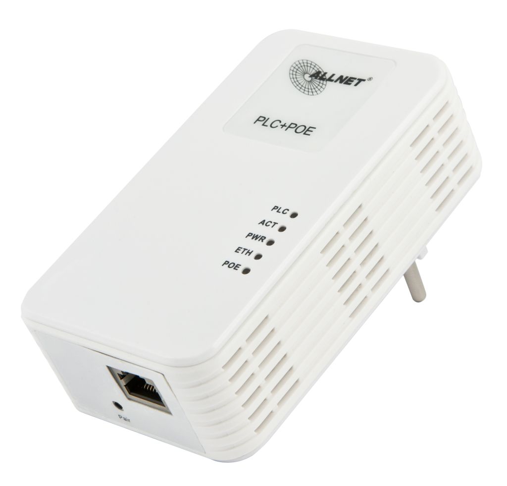 ALLNET Powerline 1200Mbit Bridge RJ45 HomePlugV2 "SmartLink" mit PoE AT ALL1681203