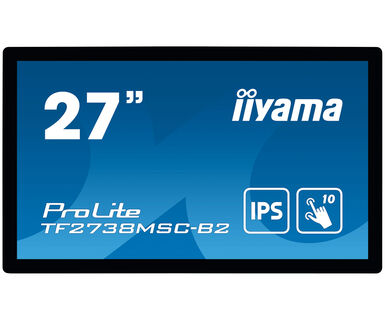 iiyama ProLite TF2738MSC-B2 computer monitor 68.6 cm (27") 1920 x 1080 pixels Full HD LED Touchscreen Multi-user Black