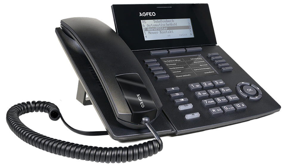 AGFEO ST 54 IP SENSORfon Black