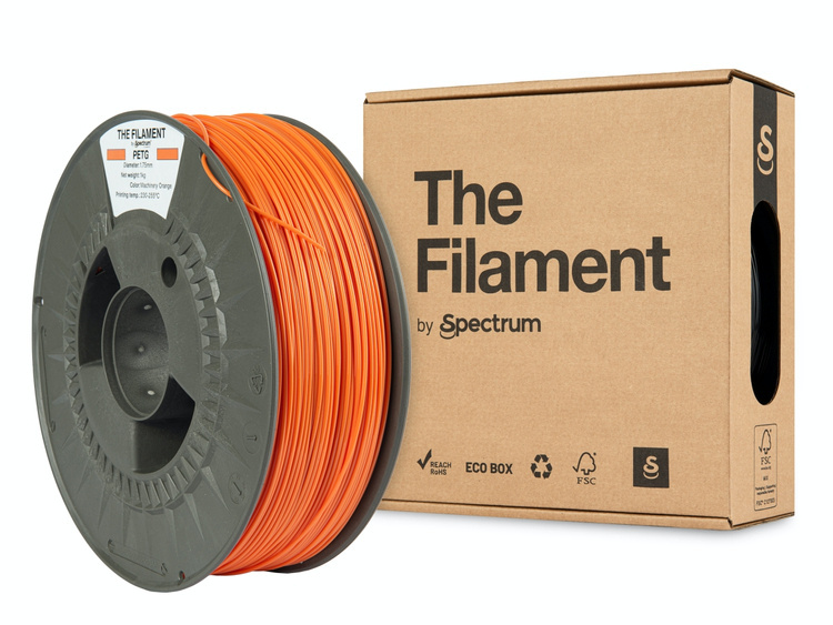 Spectrum Filaments TF-24024 3D printing material Polyethylene Terephthalate Glycol (PETG) Orange 1 kg