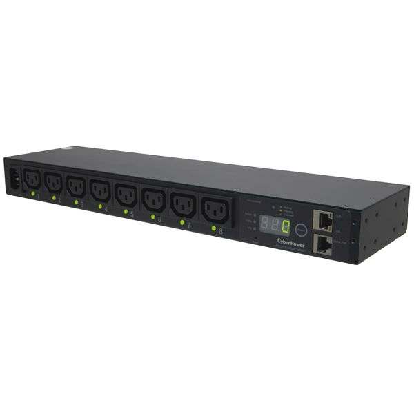 CyberPower PDU41004 power distribution unit (PDU) 8 AC outlet(s) 1U Black