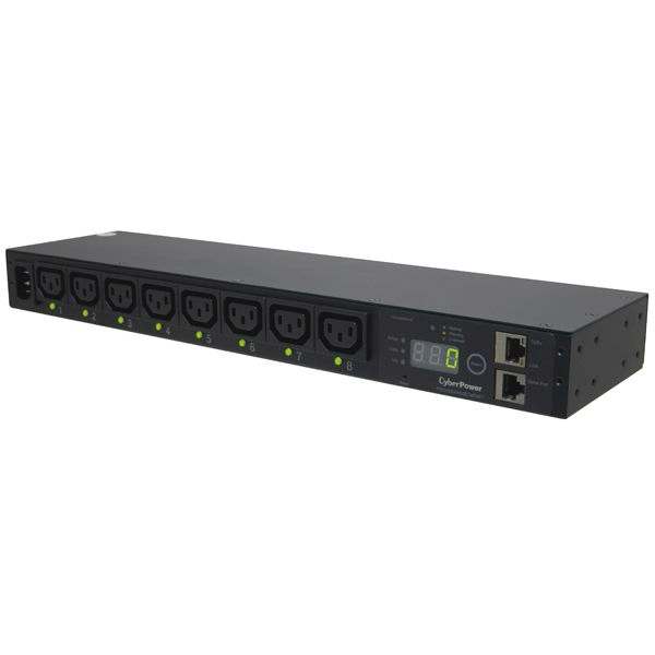 CyberPower PDU, Switched, 230V/10A, 1HE,  8xC13 Ausgang, 1xC14 Eingang,