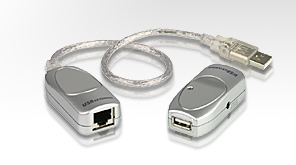 Aten USB Extender, bis zu 60m mit RJ-45 Kabel, Aten USB Extender, bis zu 60m mit RJ-45 Kabel,