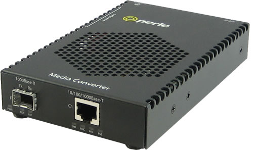 Perle Medien Konverter 10/100/1000 Rate RJ45/SFP Slot