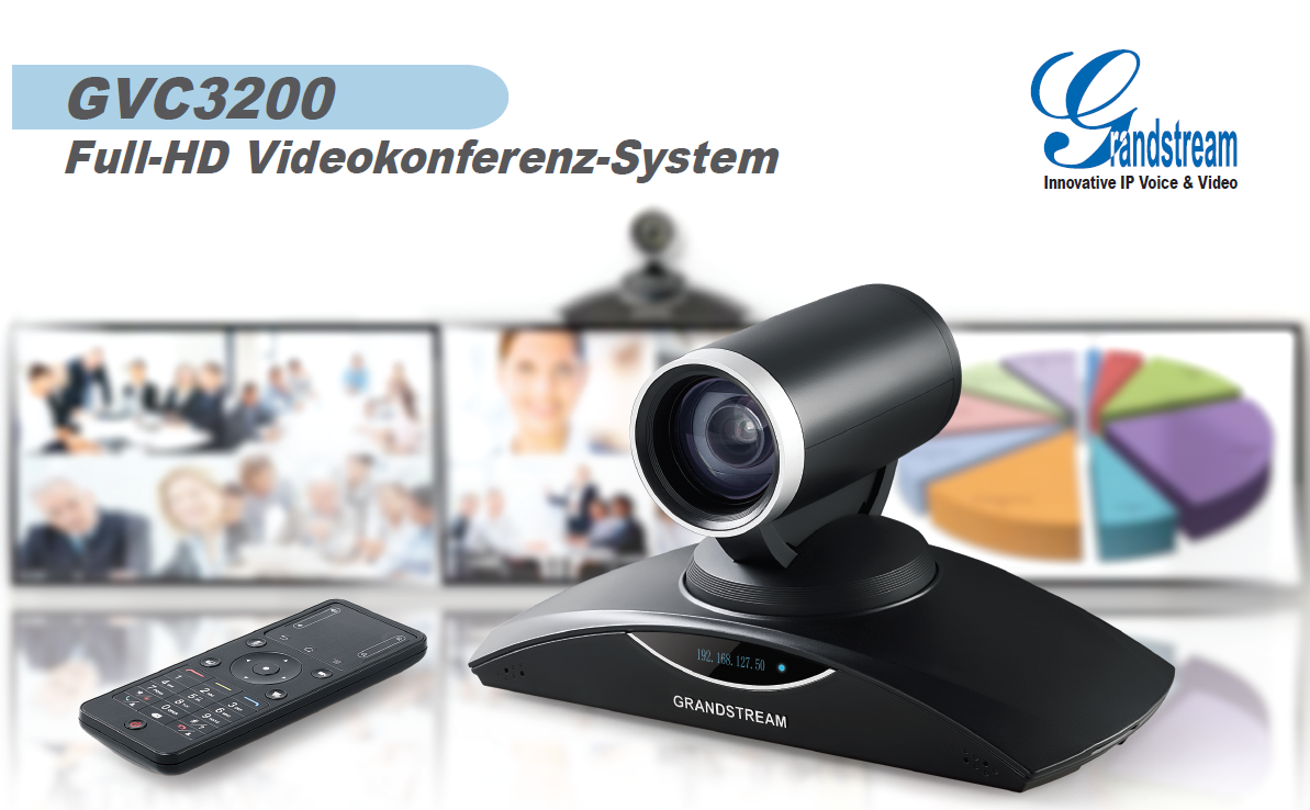 Grandstream VC GVC3200 Android Videokonferenzsystem Inkl. GAC2500