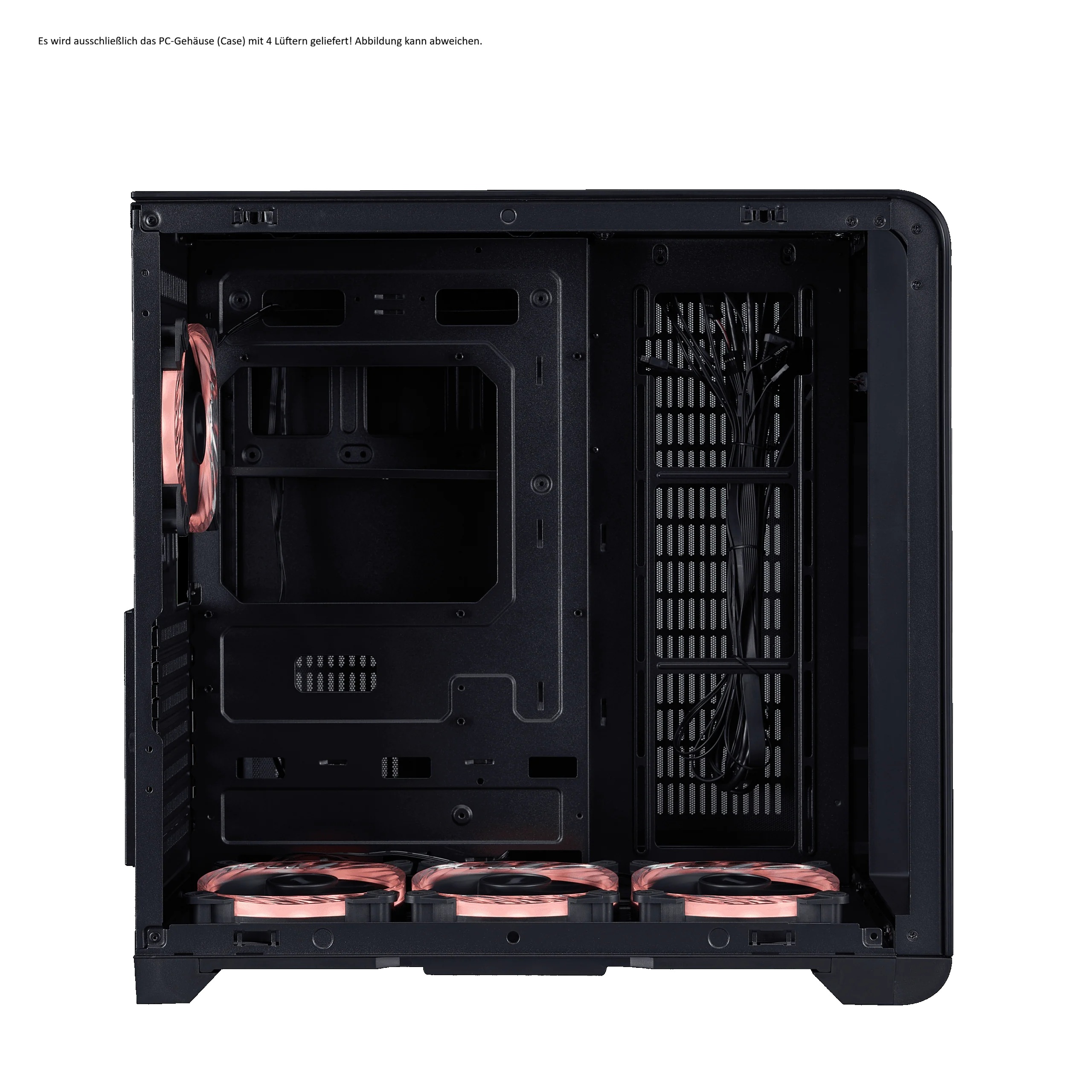 1stPlayer PC Gehäuse RT7 Schwarz mit 4 Lüftern