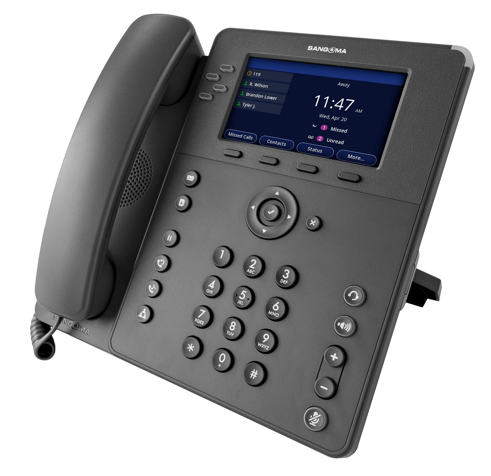 Sangoma Sangoma P320, 4-Line, HD Voice, Gigabit Ethernet, 1 x USB, 4.3" IPS Color Display

**packed in cartons of Quantity 6. Pallets contain 24 cartons, totaling 144 telephones per pallet.