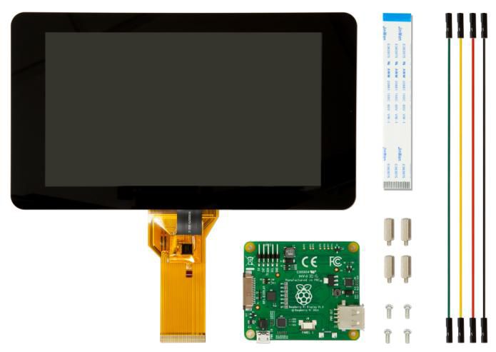 Raspberry Pi Zubehör - offizielles Display 7" Touch 800x480 Pixel DSI Port Raspberry Pi Zubehör - offizielles Display 7" Touch 800x480 Pixel DSI Port