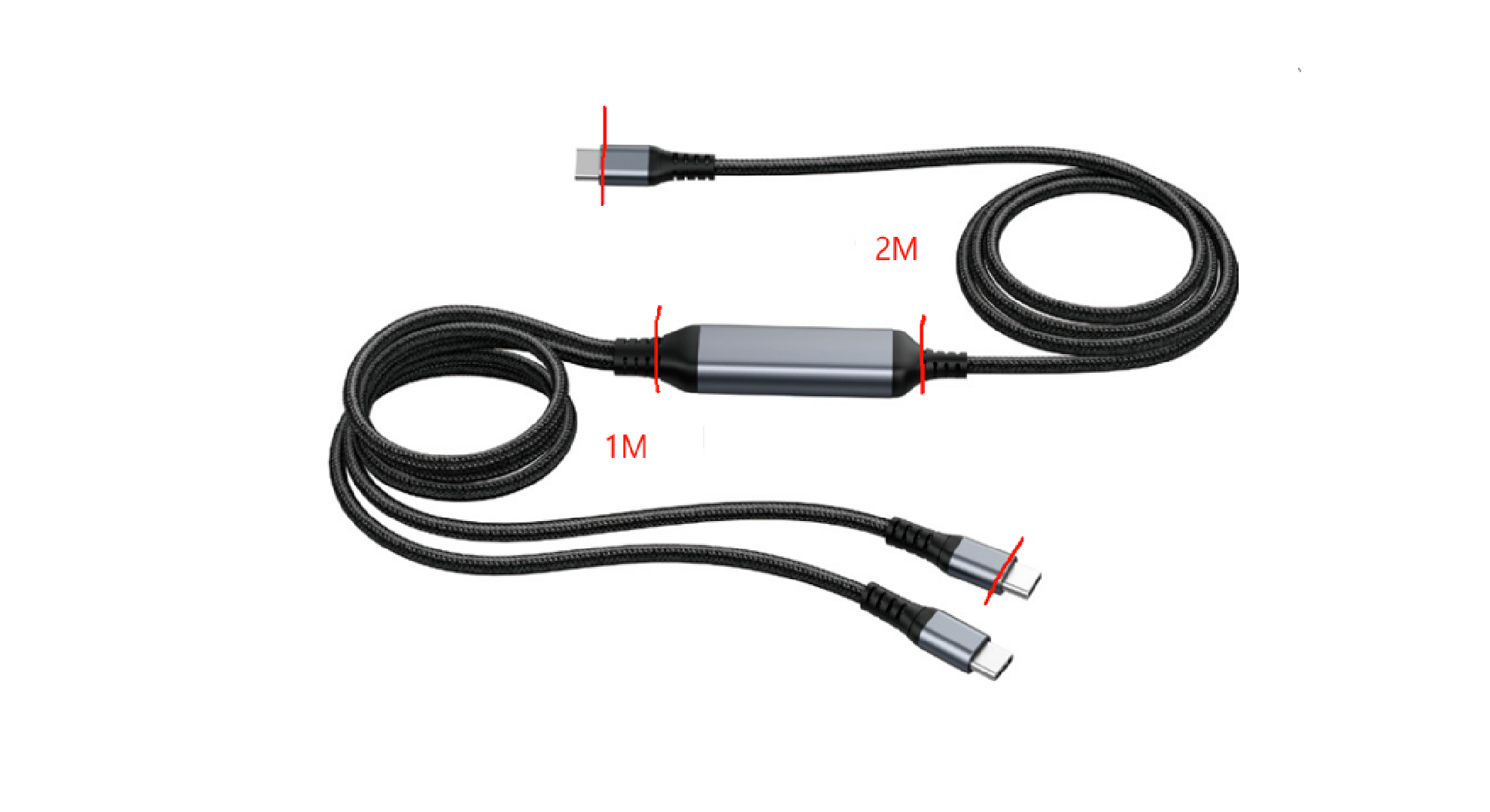 Cable USB, C(St) 2x C(St), 3,0m, PD 100W Max. "70W 30W " Charging Only, No DATA-FUNCTION