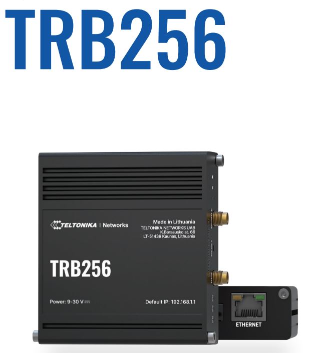 Teltonika Gateway TRB256 LTE Cat M1 450Mhz