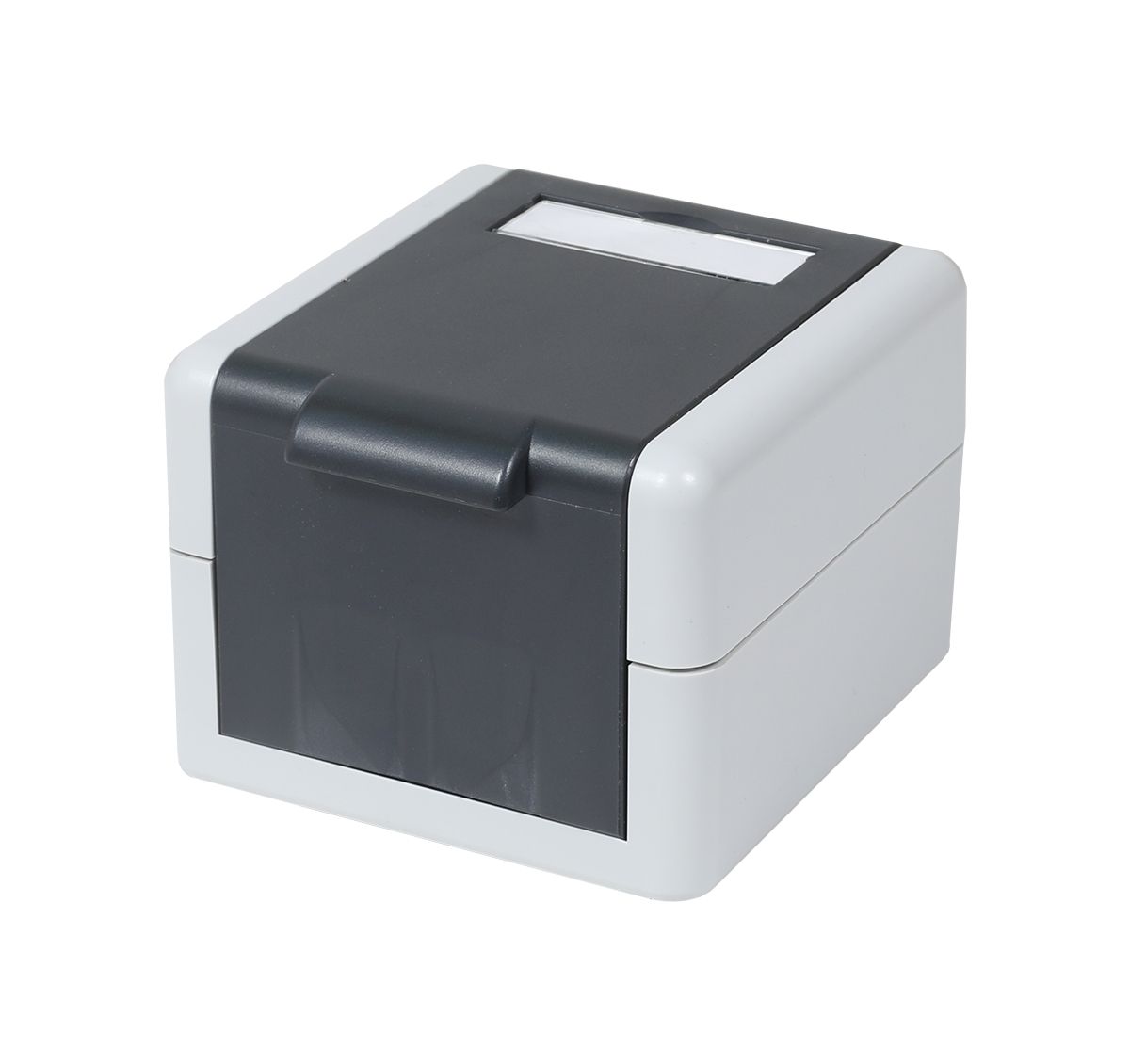 Keystone, Modulträger, Aufputzgehäuse IP44, mit Montageeinsatz für 2xKeystone Module, Synergy 21,