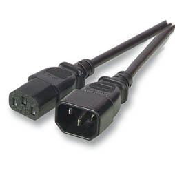 Netzkabel 230V Kaltgeräte IEC-C13(Buchse)/Kaltgeräte IEC-C14(Stecker), 2m, Netzkabel 230V Kaltgeräte IEC-C13(Buchse)/Kaltgeräte IEC-C14(Stecker), 2m,