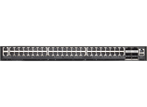 EdgeCore Switch full manged 54 Port  • 48 x 10Gbe  • 6x 100G QSFP28 • 19" 1 HE • Datacenter Switch • Front-to-back • DCS202 • 5835-54T-O-48V-F